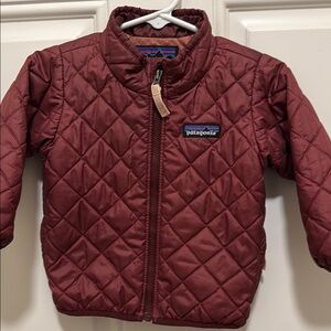 Patagonia Maroon Quilted Jacket